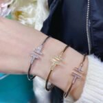 Tiffany and Co TIFFANY T Diamond Wire Bracelet - Image 5