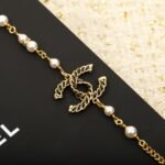 CHANEL CC Pearl Chocker Necklace - Image 4