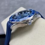 Omega Seamaster Diver 300M 42mm Steel On Rubber Strap Blue Dial - Image 6