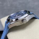 Omega Seamaster Aqua Terra Worldtimer 150M 43mm Steel On Rubber Strap Blue Dial - Image 6