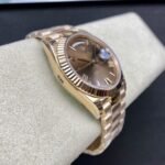 Rolex Daydate 40 mm President Fluted Bezel Chocolate Dial 228235 - Image 8