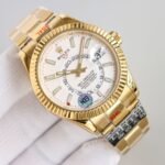Rolex Sky Dweller 42 mm Oyster Fluted Bezel Intense white Dial 336938 - Image 3