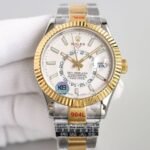 Rolex Sky Dweller 42 mm Oyster Fluted Bezel Intense white Dial 336933 - Image 2