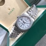[Super Clone] Rolex Datejust 36 mm Jubilee Brilliant diamond set Bezel White Dial - Image 5