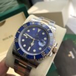 [Super Clone] Rolex Submariner Date 41 mm Oyster Blue ceramic Bezel Bright blue Dial 126613LB - Image 5