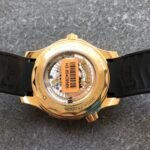Omega Seamaster Diver 300M 42mm Yellow Gold On Rubber Strap Black Dial - Image 7
