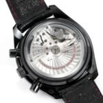 Omega Speedmaster Dark Side Of The Moon 44mm Black Ceramic On Leather Strap Black Dial - Image 5