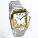 CARTIER Santos de Cartier watch Medium model 41.9 mm x 35.1 mm - Image 9
