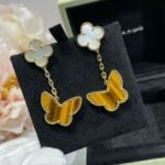 Van Cleef and Arpels Lucky Alhambra earrings 2 motifs - Image 2