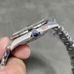 [Super Clone] Rolex Daydate 40 mm President Trapeze Bezel Ice blue Dial 228396TBR - Image 7