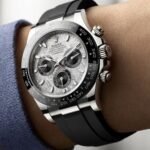 [Super Clone] Rolex Cosmograph Daytona 40 mm Oysterflex Ceramic Bezel Meteorite and black Dial 126519LN - Image 2