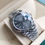 [Super Clone] Rolex Datejust 41 mm Jubilee Fluted Bezel Slate Dial 126334 - Image 2