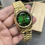 [Super Clone] Rolex Daydate 36 mm President Fluted Bezel Blue ombre Dial 128238 - Image 2