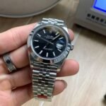 [Super Clone] Rolex Datejust 41 mm Jubilee Smooth Bezel Bright black Dial 126300 - Image 5