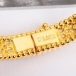 Van Cleef and Arpels Perlée diamonds bracelet 3 rows medium model - Image 5