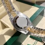 [Super Clone] Rolex Datejust 41 mm Jubilee Fluted Bezel Bright black set with diamonds Dial 126333 - Image 7