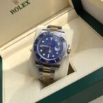 [Super Clone] Rolex Submariner Date 41 mm Oyster Blue ceramic Bezel Bright blue Dial 126613LB - Image 6
