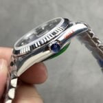 Rolex Daydate 36 mm President Fluted Bezel Blue ombre Dial 128239 - Image 6