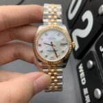 [Super Clone] Rolex Lady Datejust 28 mm Jubilee Domed Bezel White mother of pearl Dial 279171 - Image 2