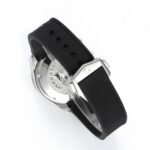 Omega Speedmaster Racing 40mm Steel On Rubber Strap Black Silver Dial - Image 7
