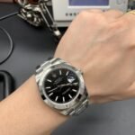 [Super Clone] Rolex Datejust 41 mm Oyster Smooth Bezel Bright black Dial 126300 - Image 8