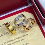 CARTIER LOVE ring classic model 3 diamonds - Image 7