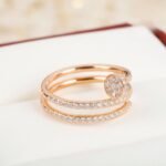 CARTIER Juste un Clou ring double half-paved - Image 5