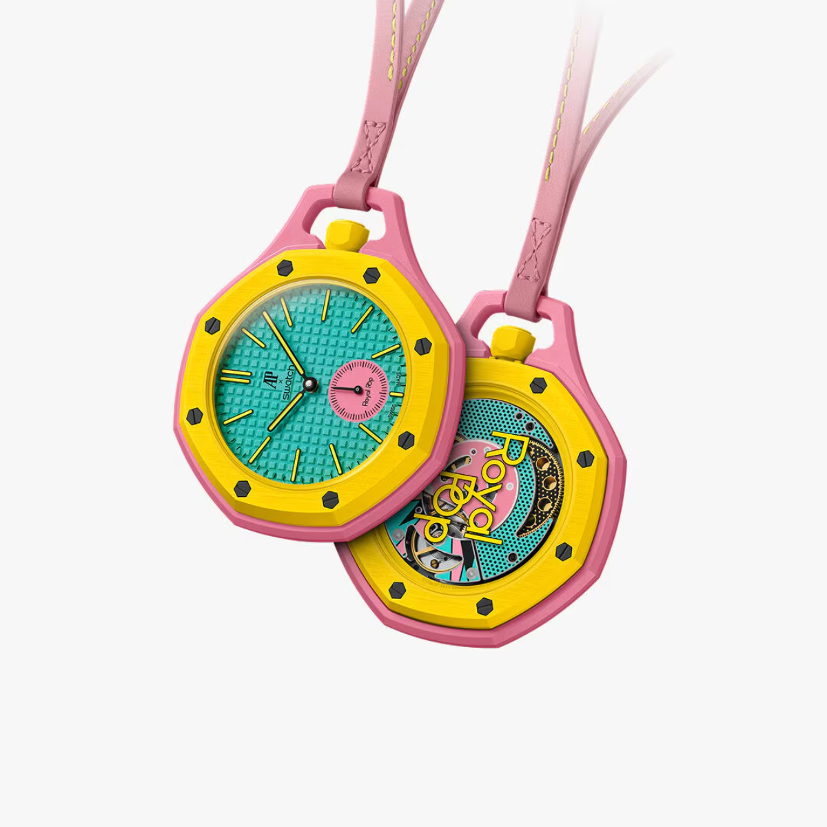 6.png Swatch Royal Pop Otg Roz Bioceramic Watch - Image 1