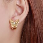 Van Cleef and Arpels Two Butterfly earrings - Image 6