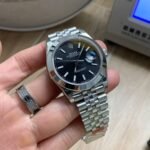 [Super Clone] Rolex Datejust 41 mm Jubilee Smooth Bezel Bright black Dial 126300 - Image 6