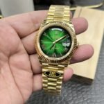 Rolex Daydate 36 mm President Fluted Bezel Blue ombre Dial 128238 - Image 8