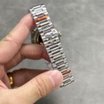 [Super Clone] Rolex Daydate 36 mm President Fluted Bezel Silver Dial 128239 - Image 8