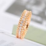 Van Cleef and Arpels Perlée diamonds ring 1 row - Image 6