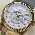 Rolex Sky Dweller 42 mm Oyster Fluted Bezel Intense white Dial 336938 - Image 4