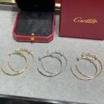 CARTIER Juste un Clou hoop earrings large model paved - Image 8