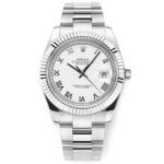 [Super Clone] Rolex Datejust 36 mm Oyster Fluted Bezel White Dial 126234 - Image 2