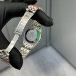 [Super Clone] Rolex Datejust 31 mm Jubilee Fluted Bezel Pink set with diamonds Dial 278274 - Image 6