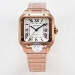 CARTIER Santos de Cartier watch Medium model 41.9 mm x 35.1 mm - Image 3