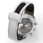Omega Speedmaster White Side Of The Moon 44mm White Ceramic On Leather Strap White Dial - Image 8