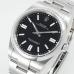 Rolex Oyster Perpetual 36 mm Oyster Trapeze Bezel Black Dial 126000 - Image 3