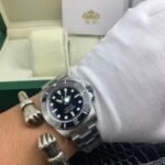[Super Clone] Rolex Submariner 41 mm Oyster Black ceramic Bezel Bright black Dial 124060 - Image 8