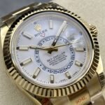 Rolex Sky Dweller 42 mm Oyster Fluted Bezel Intense white Dial 336938 - Image 5