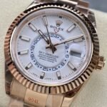 Rolex Sky Dweller 42 mm Oyster Fluted Bezel Intense white Dial 336935 - Image 4