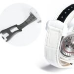 Omega Speedmaster White Side Of The Moon 44mm White Ceramic On Leather Strap White Dial - Image 9