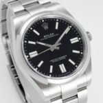 Rolex Oyster Perpetual 36 mm Oyster Trapeze Bezel Black Dial 126000 - Image 2