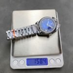 Rolex Daydate 36 mm President Fluted Bezel Blue ombre Dial 128239 - Image 8