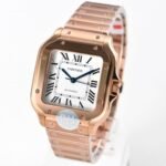 CARTIER Santos de Cartier watch Medium model 41.9 mm x 35.1 mm - Image 10