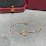 CARTIER LOVE bracelet on chain 2 diamonds - Image 4