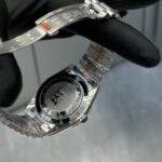 [Super Clone] Rolex Daydate 36 mm President Fluted Bezel Ice blue Dial 128236 - Image 7
