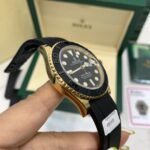 [Super Clone] Rolex Yacht Master 42 mm Oysterflex Black Ceramic Bezel Black Dial 226658 - Image 5